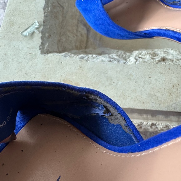 Steve Madden Women's Royal Blue Suede Heels - Picture 4 of 4